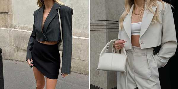 How Cropped Blazers Became An Essential Transitional Piece
